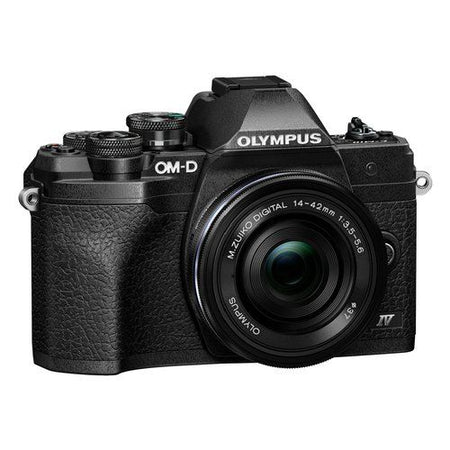 Fotocamera mirrorless 20mpx e m10 mark iv kit ed 14 42mm f3.5 5.6 ez black v207132be000