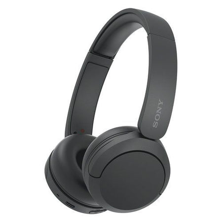 Sony cuffie bluetooth wireless wh-ch520 - durata della batteria fino a 50 ore con ricarica rapida, stile on-ear - nero - WHCH520B CE7