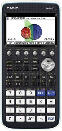 Calcolatrice scientifica fx series natural v.p.a.m. certificata black e white fx cg50 w eh - FX-CG50-W-EH