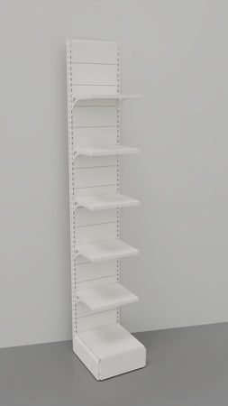 Scaffale da negozio con piani regolabili in altezza cm. 45x60x300h