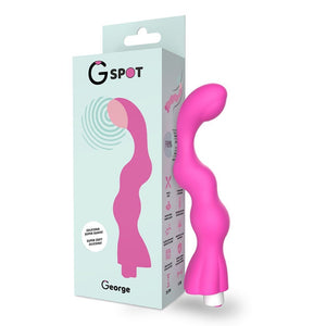 Vibratore G-SPOT in silicone FUCSIA 20cm GEORGE G SPOT