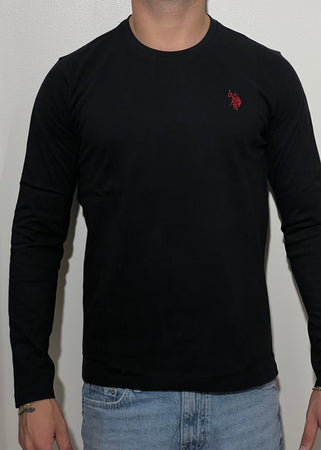 T-shirt manica lunga nera