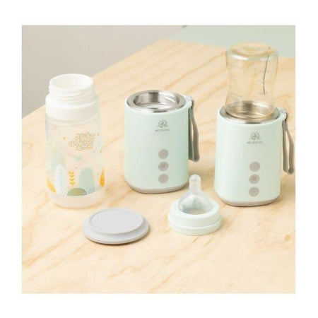 MIZU BABY - Scaldabiberon Portatile Eiyo Move 70 - scaldabiberon portatile 2in1 - batteria ricaricabile - temperatura precisa - contenitore in vetro - riscalda