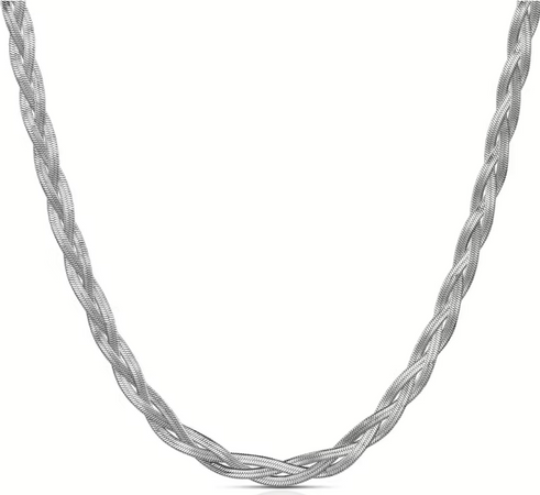 Ops Object - SILKY TWIST collana maglia piatta intrecciata