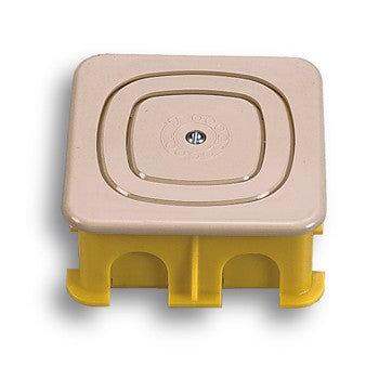 SCATOLA DA INCASSO TELEFONO CON COPERCHIO