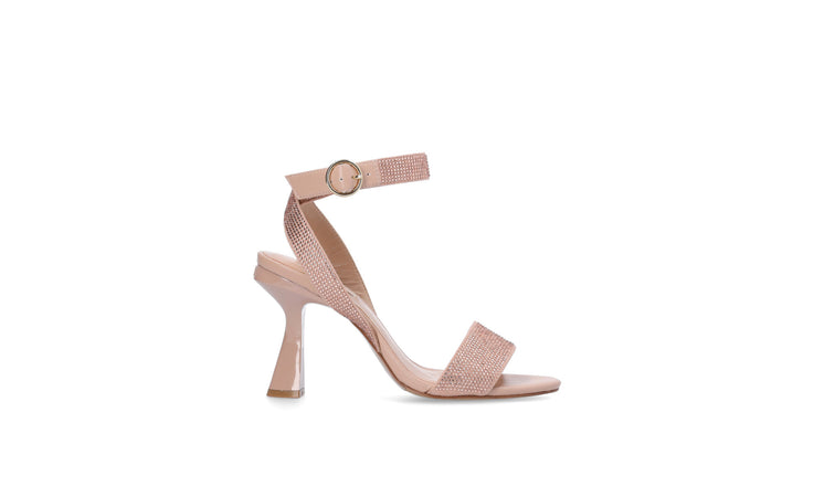 LIU JO sandali col. nude con strass SA3117TX