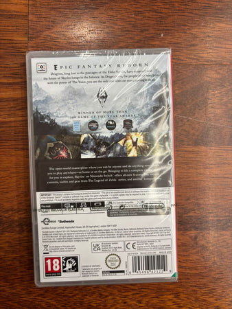 The Elder Scrolls V Skyrim Switch UK Usato