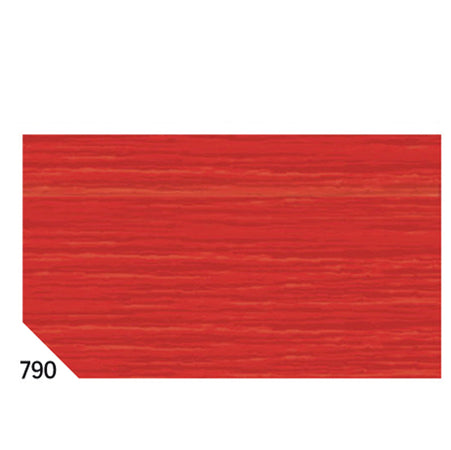 10Rt Carta Crespa Rosso Ciliegia 790 (50X250Cm 48Gr/M2 Rex Sadoch