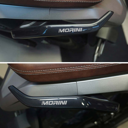 Adesivi gel 3D Protezioni maniglie compatibili con Moto Morini SEIEMMEZZO SCR