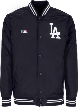 47-BRAND-Giubbotto-Bomber-Uomo-Mlb-Drift-Track-Jacket-Losdod-Jet-Black-da-uomo