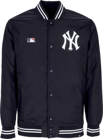 47-BRAND-Giubbotto-Bomber-Uomo-Mlb-Drift-Track-Jacket-Neyyan-Jet-Black-da-uomo