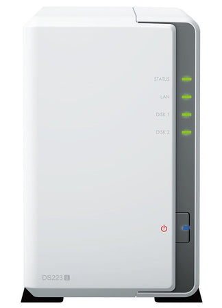 Nas synology ds223j 2hd3.5/2.5 dd r4 1gb-1pgiga-2p usb3.2