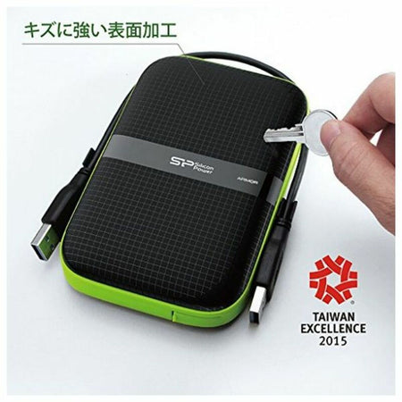 Hard Disk Esterno Silicon Power A60 2.5" USB 3.0 2 TB Anti-shock Waterproof Nero