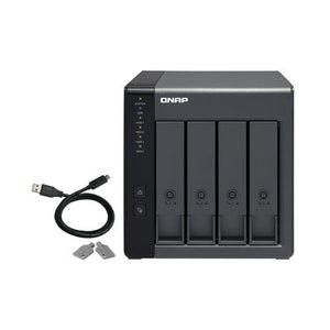 Qnap tr-004 contenitore di unità di archiviazione box esterno hdd/ssd nero 2.5/3.5\"
