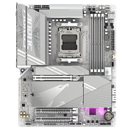 Gigabyte x870 aorus elite wifi7 ice scheda madre - supporta cpu amd ryzen 9000, 16+2+2 fasi vrm digitale, fino a 8200mhz ddr5 (oc), 3xpcie 5.0 + 1xpcie 4.0, wi-fi 7, lan 2.5gbe, usb 4 - 9MX87ELE-00-10