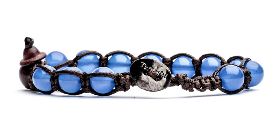 TAMASHII Bracciale Agata Blu