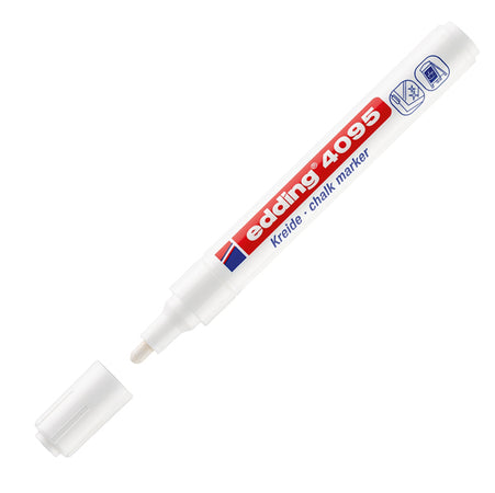Marcatore Edding 4095 Punta Conica Gesso Liquido Bianco