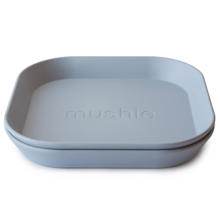 Set 2 Piatti Quadrati Solid Cloud 19X19X3 Cm Cambrass