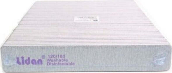 48-Lime-Curve-Rettangolari-Grana-120/180-Ricostruzione-Unghie-Manicure
