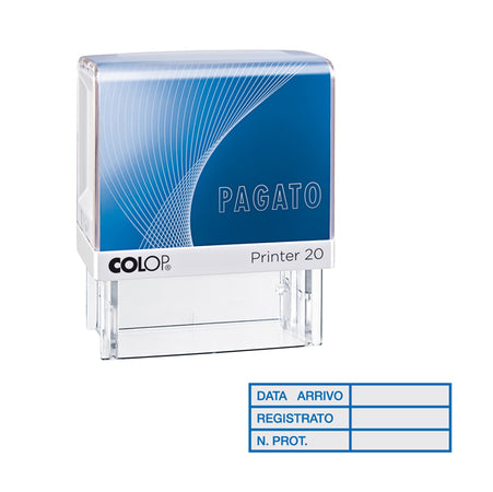 Timbro Printer 20/L G7 Autoinchiostrante 14X38Mm ''Data Arrivo...'' Colop