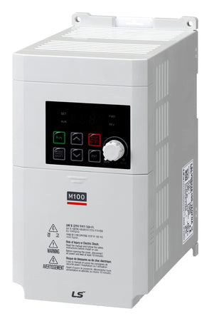 Inverter 1x200-240Vac, 0.75kW - 4.2A HD, Advanced I/O FB, IP20, EMC Filter C2, LED Keypad, Modbus Com LS Electric