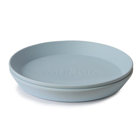 Set 2 Piatti Rotondi Solid Powder Blue 19X19X3 Cm Cambrass