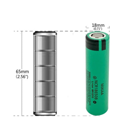 2 Batterie Pile Batteria Ricaricabile Ioni Di Litio 8800mah 3.7v Torce Led