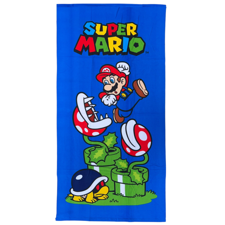 TELO MARE SUPER MARIO IN MICROFIBRA CM 140X70 - MAR36-51678