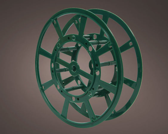 Custodia per stoccaggio invernale luci a led Natalizie color verde in PVC da 20 cm