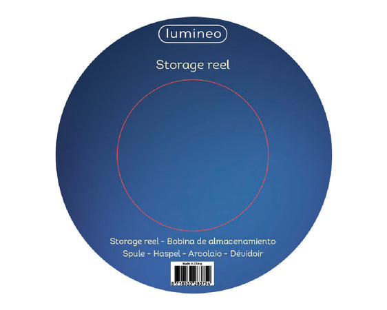 Custodia per stoccaggio invernale luci a led Natalizie color verde in PVC da 20 cm