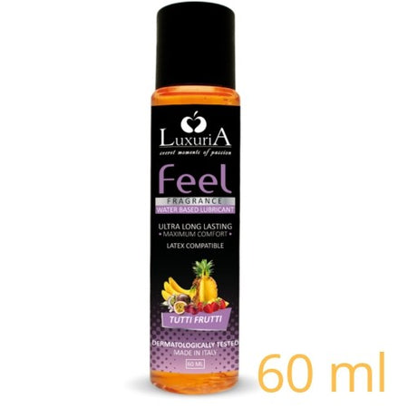 Lubrificante aromatizzato ad acqua Luxuria Feel Tutti Frutti 60 ml