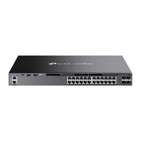 Tp-link omada sg6428x switch di rete gestito l3 gigabit ethernet (10/100/1000) 1u nero