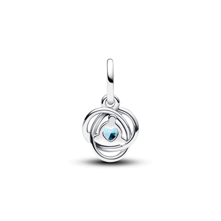 Pandora - Pendente Cerchio Eterno Azzurro Marzo