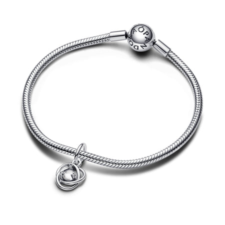 Pandora - Pendente Cerchio Eterno Bianco Aprile
