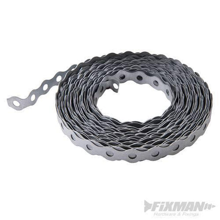 Rotolo di nastro di montaggio preforato zincato Fixman Fixman