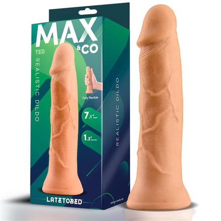 Dildo Realistico Ted con ventosa 18 cm MAX & CO