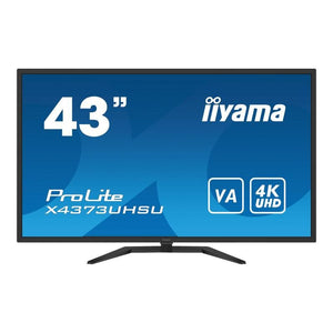 Iiyama prolite x4373uhsu-b1 monitor pc 108 cm (42.5\") 3840 x 2160 pixel 4k ultra hd nero - 1287169