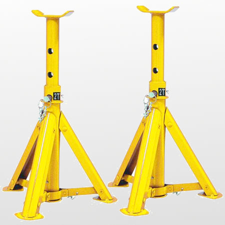 Coppia cavalletti di sostegno per officina portata 2 tonnellate vigor professionale
