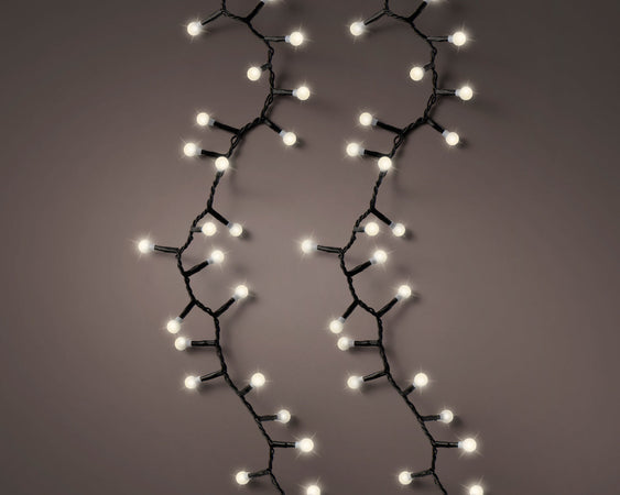 Luci di natale catena a ciliegia con led Ø 3 mm da esterno con 8 funzioni, da 500 LED