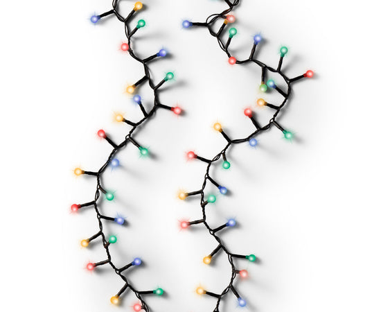 Luci di natale catena a ciliegia con led Ø 3 mm da esterno con 8 funzioni, da 500 LED