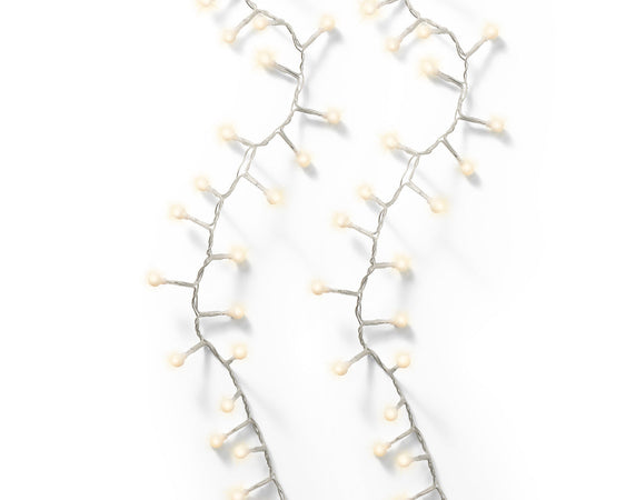 Luci di natale catena a ciliegia con led Ø 3 mm da esterno con 8 funzioni, da 500 LED