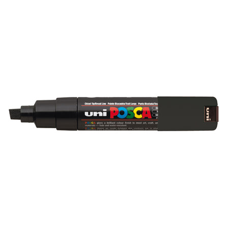 Marcatore Uni Posca Pc8K P.Scalpello 8Mm Nero Uni Mitsubishi