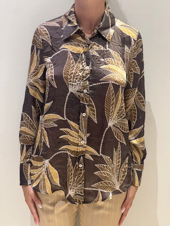 Camicia Facella raso chiffon stamp