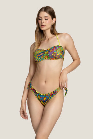 4GIVENESS | Bikini fascia e slip Snake Skin