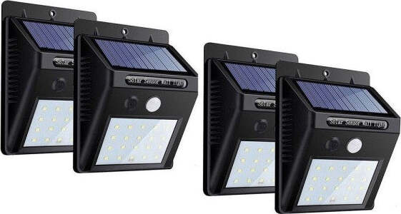 4pz-Faretto-Led-Da-Esterno-Con-Pannello-Solare-Sensore-Movimento-Crepuscolare