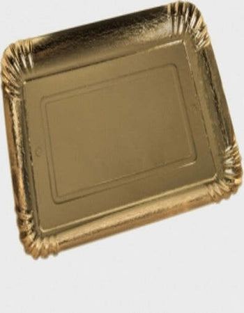 5-Vassoi-Porta-Sotto-Torta-24x19-Cm-1.4-Mm-Oro-Rettangolare-Cartone-Dorato