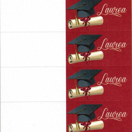 50-Bigliettini-Per-Bomboniera-Laurea-Pergamena-Non-Personalizzati-Pretagliati