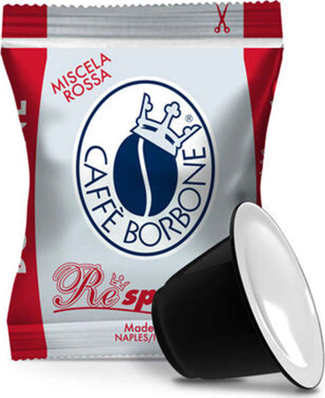 50-Capsule-Compatibili-Nespresso,-Miscela-Rossa-Respresso,-Caffè-Borbone