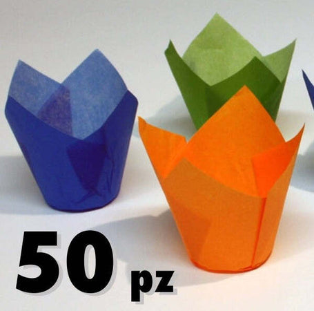 50-Pirottini-Per-Muffin-In-Carta-Forno-Pasticceria-Per-Dolci-Cupcake-Tortini-5cm