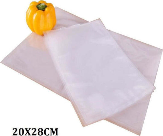 50-Sacchetti-Sotto-Vuoto-Buste-20x28cm-Per-Alimenti-Salvafreschezza-Cibo-Verdura